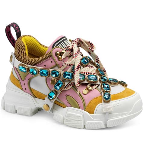 gucci outlet sneaker|gucci bedazzled sneakers.